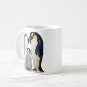 ペンギン科のデザイン コーヒーマグカップ (正面左)