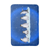 ペンギン科 バスマット (正面縦)