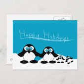ペンギン科 ポストカード (正面/裏面)