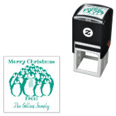 ペンギン科「メリークリスマス」 セルフインキングスタンプ (インサイチュ)