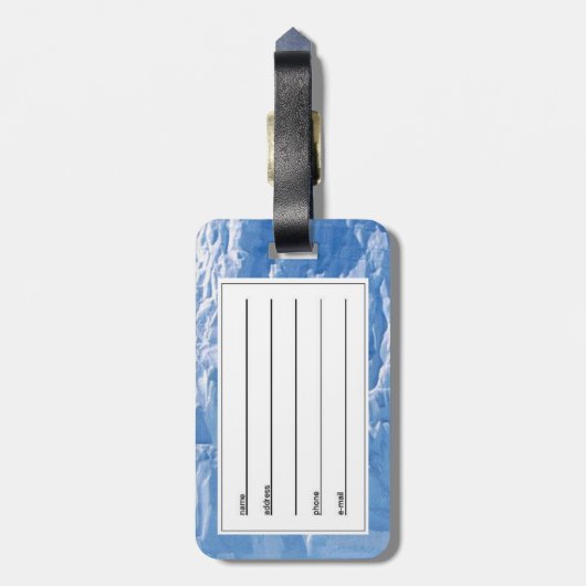 ペンギン科 ラゲッジタグ (裏面縦)