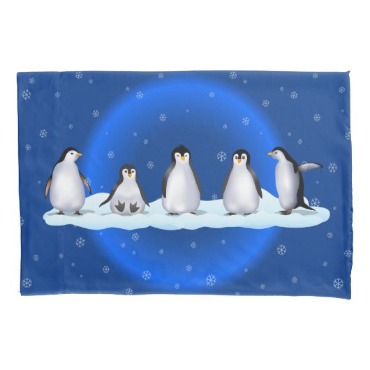 ペンギン科 枕カバー (正面)