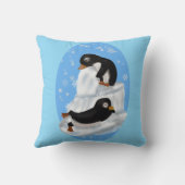 ペンギン立毛枕 クッション (裏面)