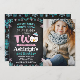 ペンギン第2期の誕生日招待状と写真 招待状