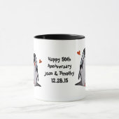 ペンギン第50記念日 マグカップ (中央)