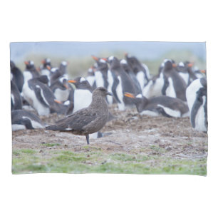 ペンギン素晴らしコロニーの前のシュア 枕カバー