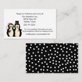 ペンギン結婚のエンクロージャカード エンクロージャーカード (正面/裏面)