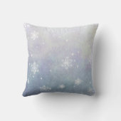 ペンギン結婚のスノーフレーク・パターカスタマイズン –  クッション (裏面)