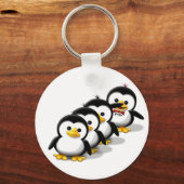 ペンギン群 キーホルダー (正面)