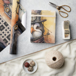 ペンギン背の高いスチームパンク1ペンギアノス ラッピングペーパー