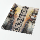 ペンギン背の高いスチームパンク1ペンギアノス ラッピングペーパー (アンロールド)