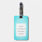 ペンギン荷物タグ ラゲッジタグ (裏面縦)