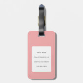 ペンギン荷物タグ ラゲッジタグ (裏面縦)