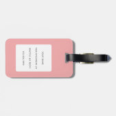 ペンギン荷物タグ ラゲッジタグ (裏面横)