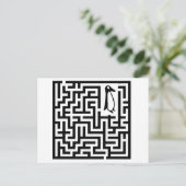 ペンギン葉書迷路byジョークApp Tv Tm ポストカード (スタンド正面)