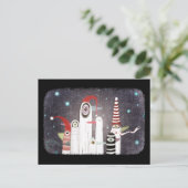 ペンギン葉書 ポストカード (スタンド正面)