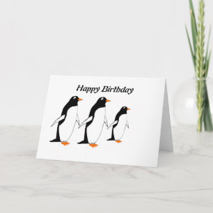 ペンギン誕生日カード カード