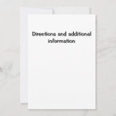 ペンギン誕生日パーティーの招待 招待状 (裏面)