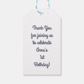 ペンギン誕生日パーティー ギフトタグ (裏面)