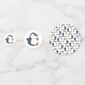 ペンギン誕生日パーティー コンフェッティ (裏面)