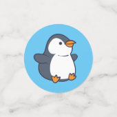 ペンギン誕生日パーティー コンフェッティ (スモール正面)