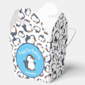 ペンギン誕生日パーティー フェイバーボックス (オープン)