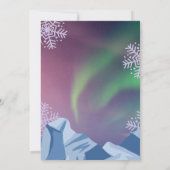 ペンギン誕生日招待状 招待状 (裏面)