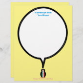 ペンギン語を話すメキシコ国旗の静止 (正面/裏面)