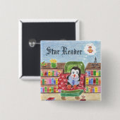 ペンギン読の報酬ボタン 缶バッジ (正面&裏面)