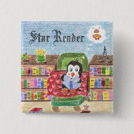 ペンギン読の報酬ボタン 缶バッジ