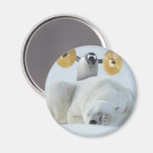 ペンギン警報 マグネット (正面/裏面)