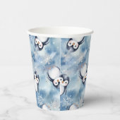 ペンギン赤ちゃんシャワー紙カップ – 冬 紙コップ (右)