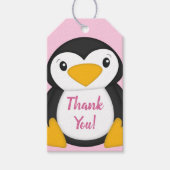 ペンギン赤ちゃんシャワー ギフトタグ (正面)