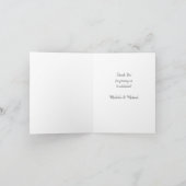 ペンギン赤ちゃんシャワー サンキューカード (内部)