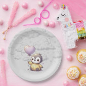 ペンギン赤ちゃんシャワー ペーパープレート (パーティー)