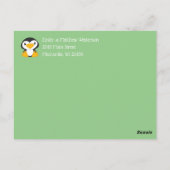 ペンギン赤ちゃんシャワー ポストカード (裏面)