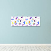 ペンギン足跡 キャンバスプリント (インサイチュ (ウッドフロア))