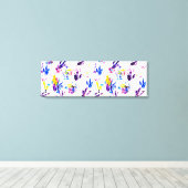 ペンギン足跡 キャンバスプリント (インサイチュ (ウッドフロア))