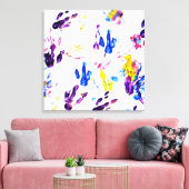 ペンギン足跡 キャンバスプリント (インサイチュ (リビング))