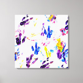 ペンギン足跡 キャンバスプリント