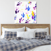 ペンギン足跡 キャンバスプリント (インサイチュ (寝室))