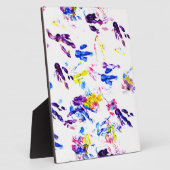 ペンギン足跡 フォトプラーク (側面)