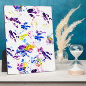 ペンギン足跡 フォトプラーク (側面)