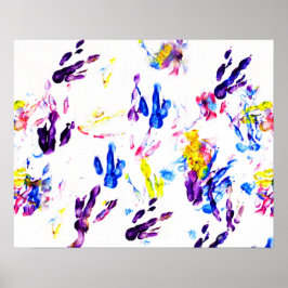 ペンギン足跡 ポスター