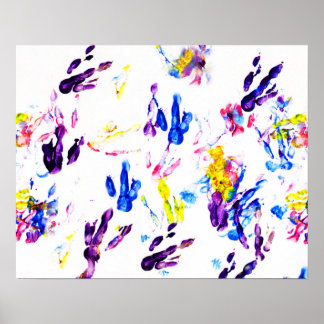 ペンギン足跡 ポスター