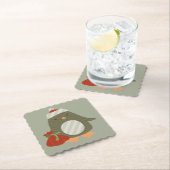 ペンギン軸受ギフト ペーパーコースター (インサイチュ)