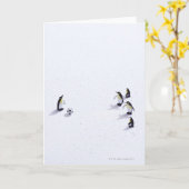 ペンギン遊のサッカー カード (黄色い花)