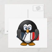 ペンギン運の本 ポストカード (正面/裏面)
