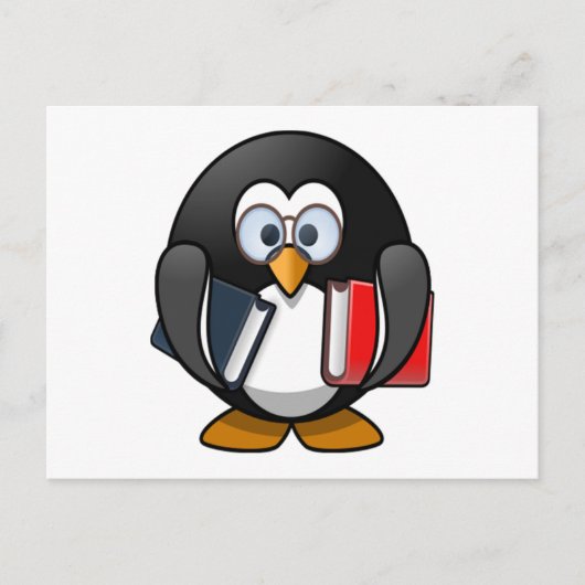 ペンギン運の本 ポストカード (正面)