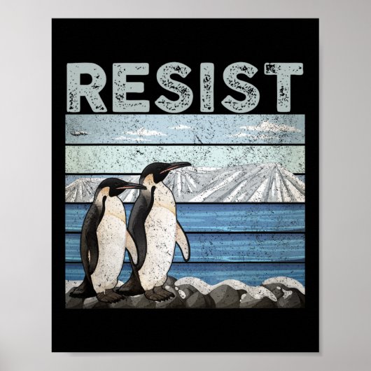 ペンギン運動に抵抗する ポスター (正面)